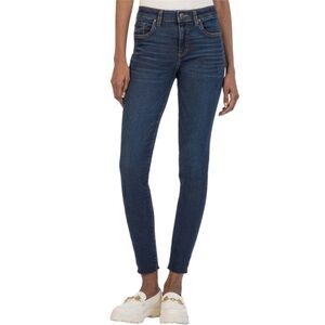 Women's Dark Blue Slim Stretch Jeans